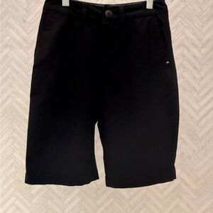 Quiksilver Boys Black Flat Front Shorts
